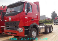Unità rosse 420HP del trattore autotreno/6x4 del trattore della trasmissione automatica