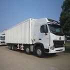 12 ruote camion commerciale della scatola da 40 tonnellate, spostamento chiuso del camion 9.726L della scatola