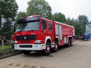 24 camion del pompiere della schiuma dell'acqua di tonnellata 8x4, motore pesante di serie del camion dei vigili del fuoco D10 di salvataggio