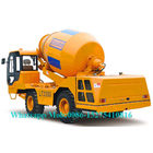 Mini capacità concreta del tamburo del ³ del camion 5.3m dell'attrezzatura per l'edilizia concreta gialla: