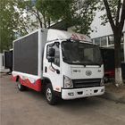 Spostamento mobile del camion 3707ml di pubblicità LED dello schermo diesel di FAW 4x2