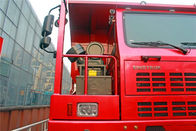 Autocarro con cassone ribaltabile di Sinotruk Howo di colore rosso 6*4/30 tonnellate dell'autocarro a cassone di scaricatore di estrazione mineraria
