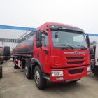 Tipo rosso trasmissione manuale del combustibile diesel del camion cisterna dell'acido cloridrico di FAW 15000L 8×4