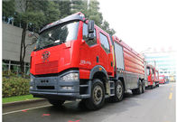 Camion dei vigili del fuoco di FAW CA131 con la polvere asciutta della schiuma dell'acqua 8X4