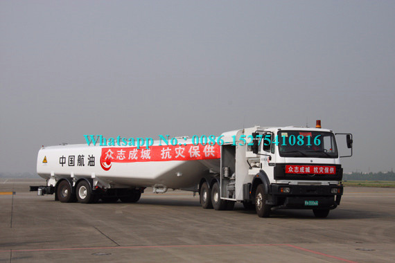 2/3 di attrezzatura di rifornimento di carburante di aviazione del camion di scopo speciale degli assi 40000L 35000L