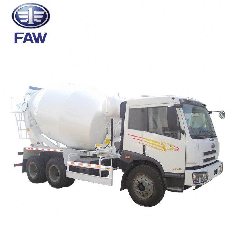 Piccolo camion a caricamento automatico JIEFANG FAW J5M 4*2 6*4 della betoniera
