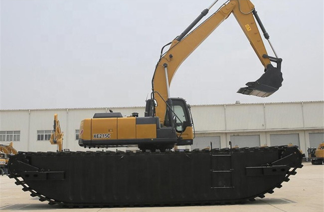 Macchinario della costruzione di strade del CE, un escavatore anfibio XE215S da 20 tonnellate con capacità del secchio 1cbm