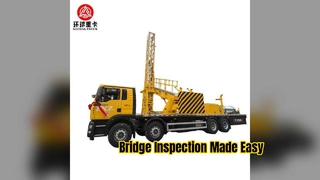 Veicolo per l'ispezione del ponte WHOO sotto l'accesso al ponte