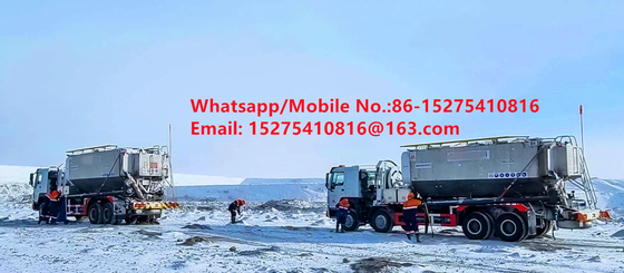 Sicurezza affidabilità Parco di marcia Camioni a granello 15/20/25Tone Ammonio pesante olio esplosivo Emulsione ANFO Camione MMU MEMU Per la Mongolia DR CONGO PERU Ghana Mining Blasting