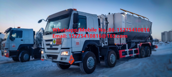 Buono valore Sicurezza affidabilità Tread Bulk Trucks 15/20/25Ton Heavy Ammonium Oil Explosive Emulsion ANFO Truck MMU MEMU Per la Mongolia DR CONGO PERU Ghana Mining Blasting BCLH/BCRH/BCZH