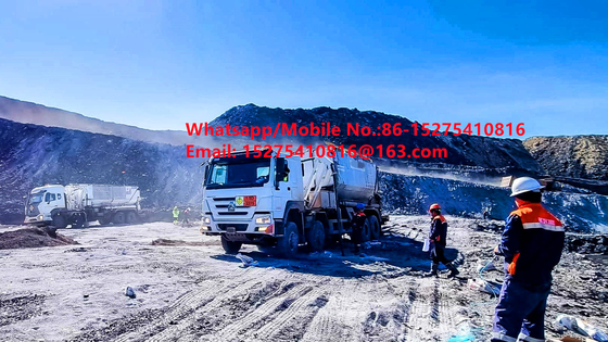Buono valore Sicurezza affidabilità Tread Bulk Trucks 15/20/25Ton Heavy Ammonium Oil Explosive Emulsion ANFO Truck MMU MEMU Per la Mongolia DR CONGO PERU Ghana Mining Blasting BCLH/BCRH/BCZH