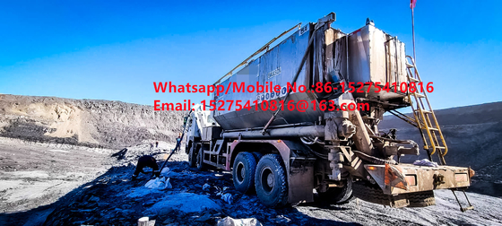 Costo elevato Cina Sicurezza affidabilità Camioni da scarico a granel 15/20/25Ton Ammonio pesante olio esplosivo Emulsione ANFO Camion MMU MEMU Per la Mongolia DR CONGO PERU Ghana Mining Blasting BCLH/BCRH/BCZH