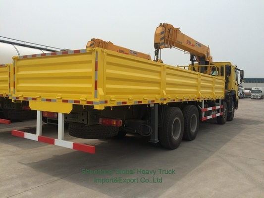 Nuovo 6X4 HOWO Flatbed Truck Granata montata Telescopic Boom Truck