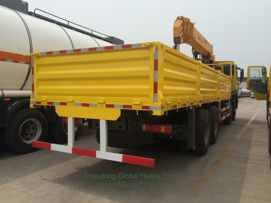 Nuovo 6X4 HOWO Flatbed Truck Granata montata Telescopic Boom Truck