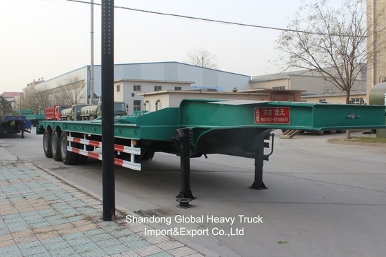 Prodotto in Cina Nuovo rimorchio per container a 3 assi 20ft 40ft rimorchio per camion a letto piatto