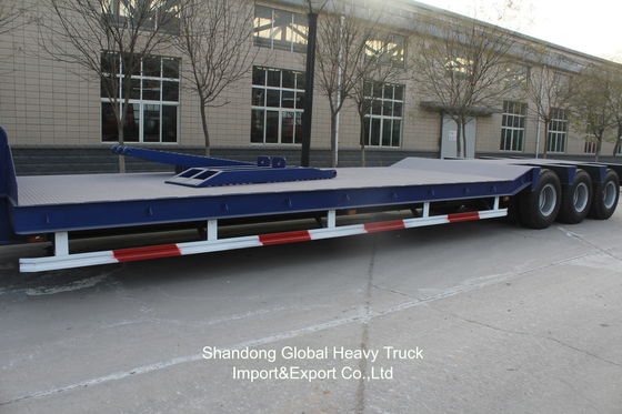 Chassis da 60 tonnellate 3 assi 2 assi Lowboy Lowbed Lowbed Semi-trailer