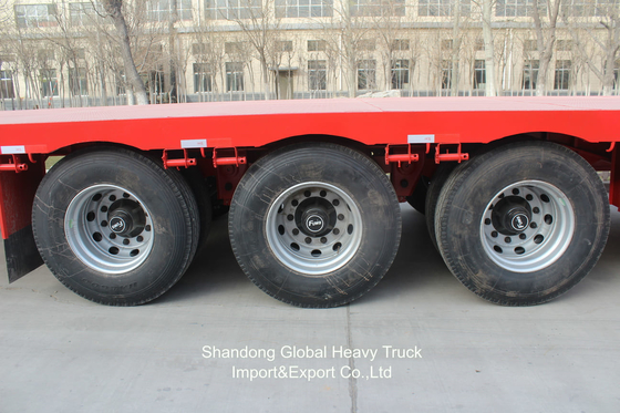Chassis da 60 tonnellate 3 assi 2 assi Lowboy Lowbed Lowbed Semi-trailer