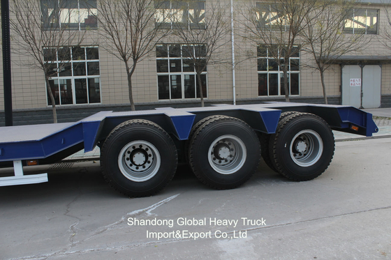 Chassis da 60 tonnellate 3 assi 2 assi Lowboy Lowbed Lowbed Semi-trailer
