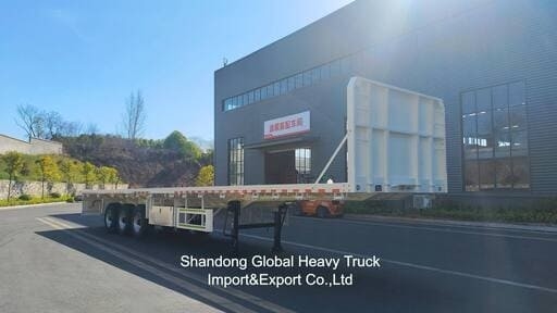20FT/40FT/45FT 2/3/4 assi Container / Cargo Flatbed / Piattaforma / Flat Deck Semi Truck Trailer
