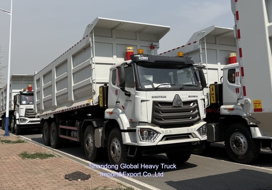 Cinese Sinotruck Howo 400hp Tipper 8x4 Mini 60 Ton Canter nuovo Dump Truck