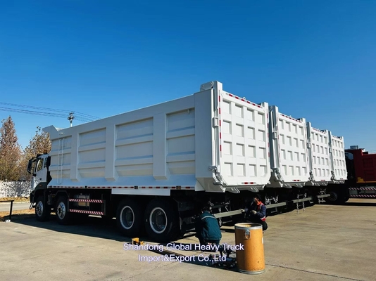 Cinese Sinotruck Howo 400hp Tipper 8x4 Mini 60 Ton Canter nuovo Dump Truck