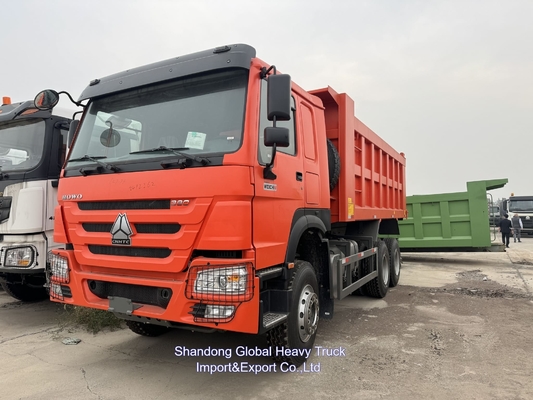 Camionino cinese Sinotruck Howo 371 Camionino di scarico usato 6x4 30 tonnellate