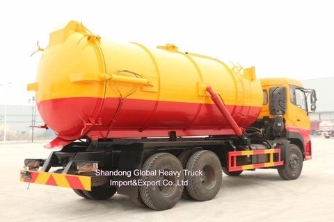 Dongfeng 6*4 in ottime condizioni 290 CV Cisterna aspiratrice di acque reflue