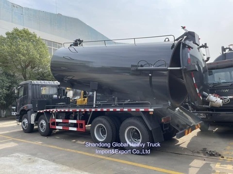 FAW 6X4 pompa ad alta pressione 20000L 20t camion aspiratore di pulizia fogna