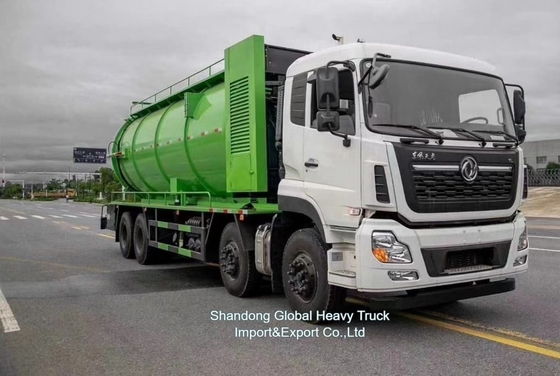 Prezzo di fabbrica 8*4 380hp Camion aspiratore fognaria Dongfeng Chassis 18000L Serbatoio