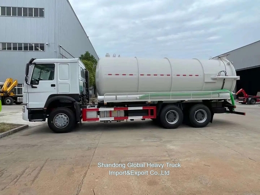 Sinotruk HOWO 6X4 20cbm Serbatoio aspiratore per l'aspirazione delle acque reflue