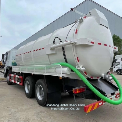 Sinotruk HOWO 6X4 20cbm Serbatoio aspiratore per l'aspirazione delle acque reflue