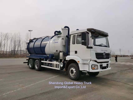 16cbm Shacman Veicolo di aspirazione fecale Cisterna fognaria Camion di aspirazione fognaria