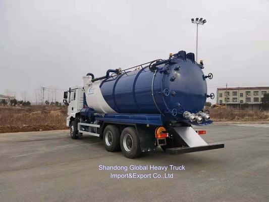 16cbm Shacman Veicolo di aspirazione fecale Cisterna fognaria Camion di aspirazione fognaria
