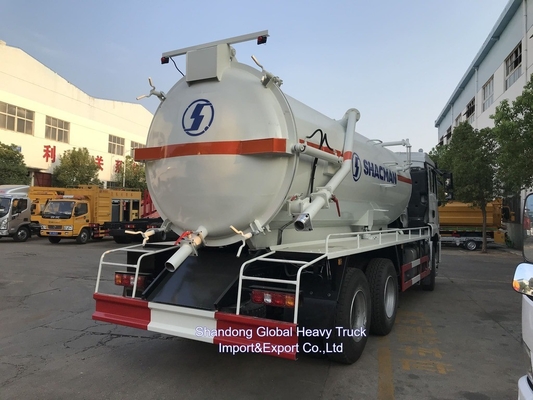 Shacman F3000 6X4 Camion aspiratore di acque reflue 20 metri cubi Volume 300 CV
