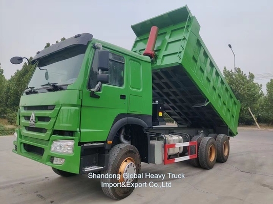 Sinotruk trasporto di sabbia di seconda mano dumper pesante usato Hohan A7 400HP 6 * 4 tipper dump truck