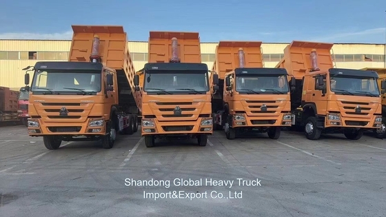 Buona Qualità 371HP 375HP 6*4 10 Ruote Usate HOWO Camionetti di scarico Camionetti di ribaltamento per il mercato africano