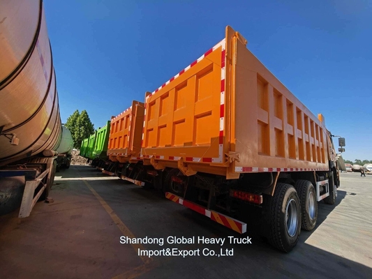 Buona Qualità 371HP 375HP 6*4 10 Ruote Usate HOWO Camionetti di scarico Camionetti di ribaltamento per il mercato africano