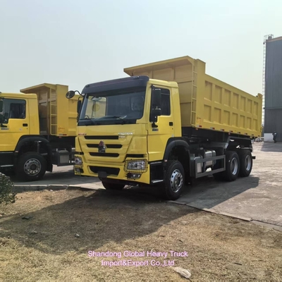 Materiale di acciaio usato Sinotruk 6X4 10 ruote HOWO Dump Truck esportato in Africa
