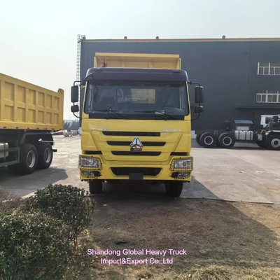 Materiale di acciaio usato Sinotruk 6X4 10 ruote HOWO Dump Truck esportato in Africa