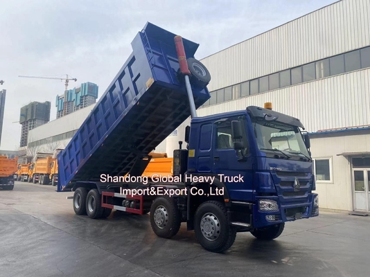 Camion a gomma usato di alta qualità HOWO 375 Camion a scarico 6*4 Tipo trasmissione manuale