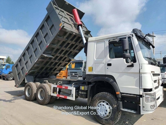Camion pesante usato 6*4 375 CV Sinotruk HOWO Camion a gomma Camion a gomma