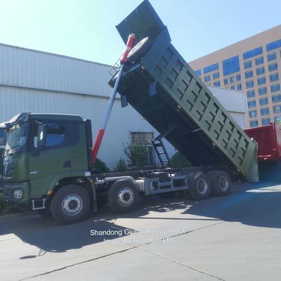 Shacman X3000 Dump Truck 8X4 Drive Wheel Heavy Duty Tipper Truck con capacità di carico da 31 a 40 t e motore WEICHAI WP12 / WP13