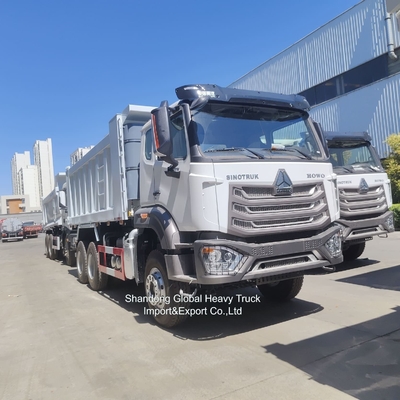 12 ruote Sinotruck 40-60 tonnellate Usato HOWO 8X4 371HP 375HP 380HP Diesel Truck A mano destra Dump Truck