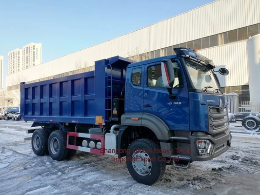 Sinotruk HOWO Nx Tx di seconda mano 10 ruote 371 CV 6X4 camion di ribaltamento minerario