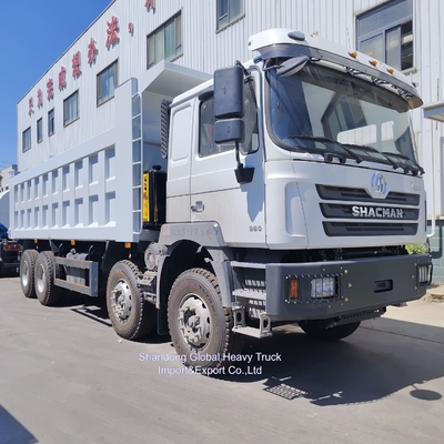 Shacman 30m3 Largo Box 8X4 12 ruote camion pesante 400 HP motore diesel nuovo condizione camion a gomma