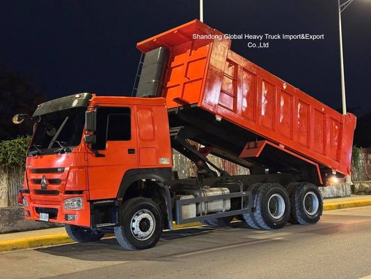Autocarro ribaltabile HOWO 6X4 usato, 371, 375 336 CV, 10 ruote, ribaltabile da 30 tonnellate