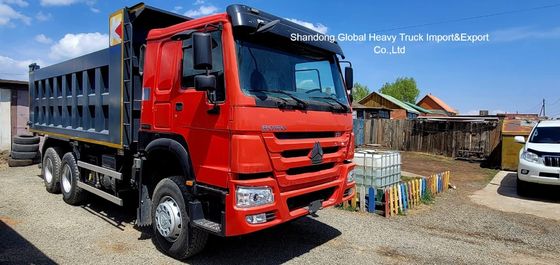 SINOTRUK HOWO Euro 2 371CV-380CV 8X4 6X4 Autocarro Pesante Ribaltabile