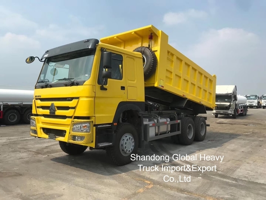 Camion usato HOWO 8X4 / 6X4 Camion spazzatura Sinotruk Tipper 10 ruota 50 tonnellate Camion usato Camion spazzatura
