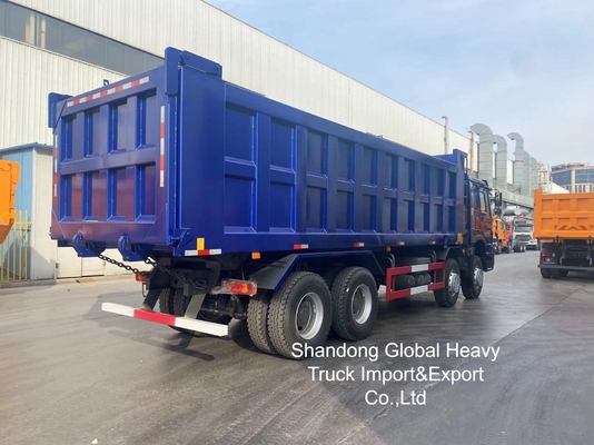 HOWO Camion 8X4 /6X4 Camion spazzatura Sinotruk Tipper 12 ruote 50 tonnellate Camion spazzatura usata