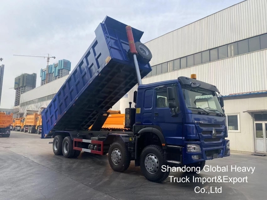 HOWO Camion 8X4 /6X4 Camion spazzatura Sinotruk Tipper 12 ruote 50 tonnellate Camion spazzatura usata